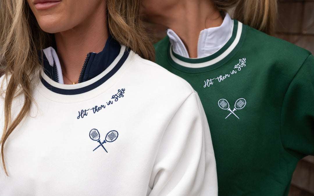 The Vintage Varsity Pullover Navy